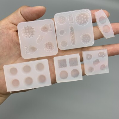 5PC Dollhouse Miniature 1:12 Scale Silicone Dessert Mold Kitchen Accessories