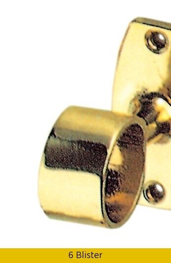 Offerta 6pz Passanti Ottone Lucido 25mm - Supporti Tubo al Miglior Prezzo