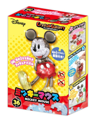 Crystal Gallery 3D Puzzle Mickey Mouse Farbe 36 Teile Hanayama Japan