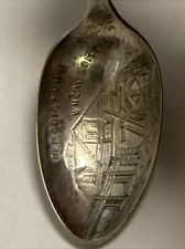 Old Christ Mill Wheat Coffee Antique Souvenir Spoon Collectible