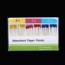 Dental Endodontics Absorbent Paper Points F1 F2 F3 Obturating Point Cleaning