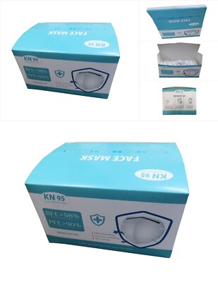 (2/4/510/50) Pack KN-95 Face Mask Medical Surgical Dental Medical Respiratory!