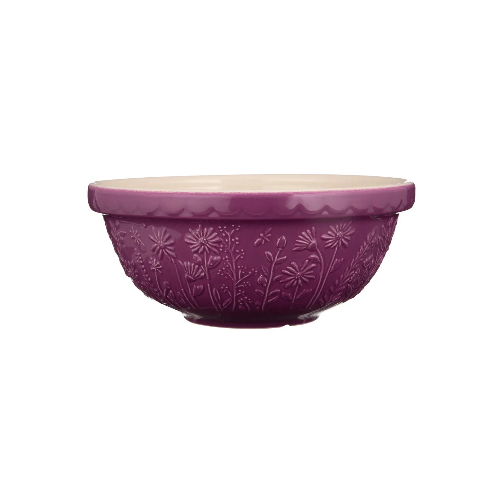 Mason Cash Purple Daisy Mixing Bowl 24cm Magenta In the Meadow Baking Bowl 2.7L