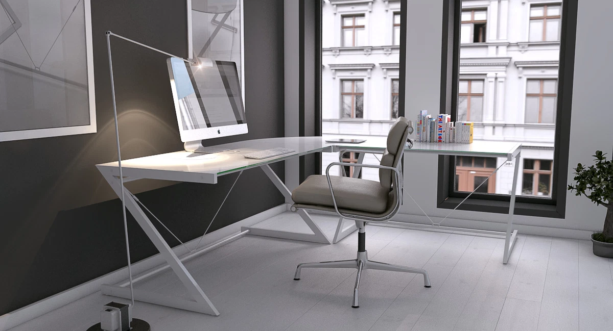 Dittrich Design Z Line Office Computer Desk System and Accessories Work Station