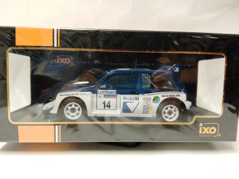 IXO MG Metro 6R4 #14 Liewellin Short RAC Rally 1986 1/18 18RMC068C - Immagine 2 di 3