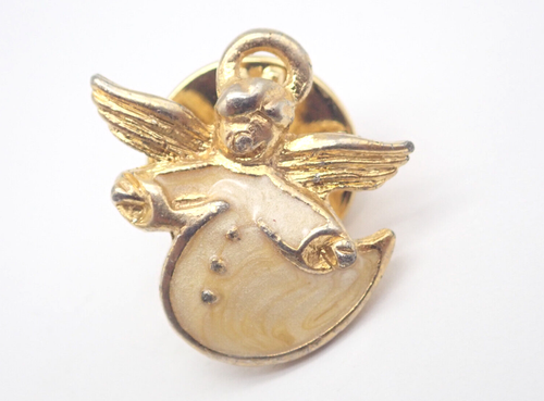 Pin's Vintage Football Joueur Doré - Badge De Collection
