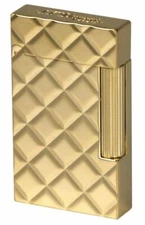 S.T. Dupont Line 2 Slim, Quilted Pattern Lighter, 017082, (17082) New In Box