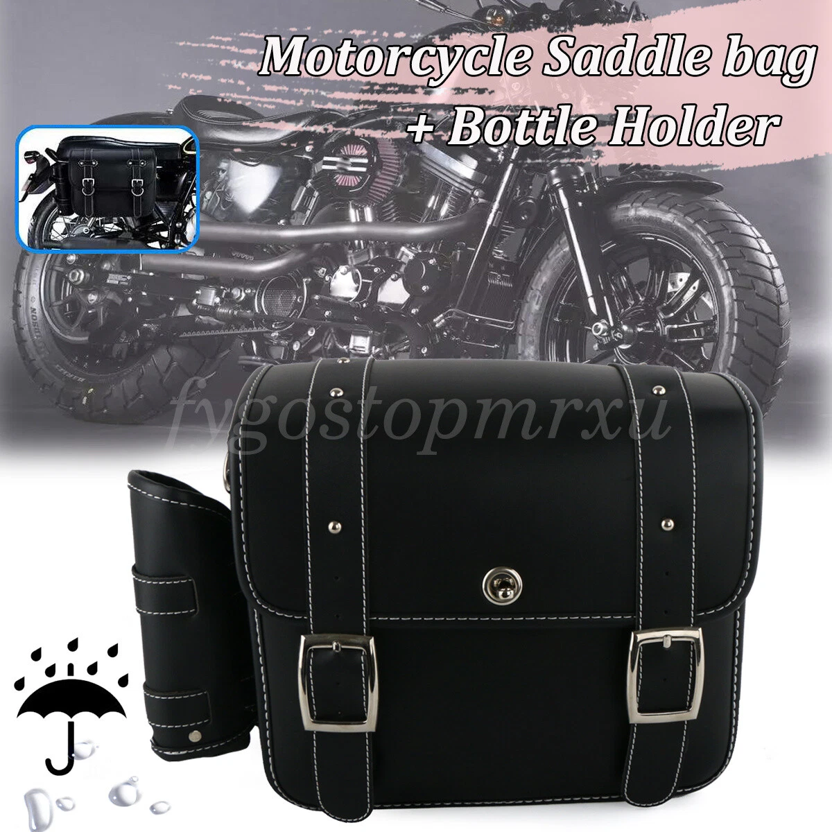 Waterproof motorcycle sissy on sale bar bags