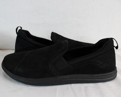 Clarks CloudSteppers Breeze Dawn Black 79937 Womens Slip-Ons 11M New