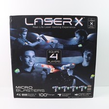 Laser X Real-Life Laser Gaming Experience Micro Blasters 4 Players New Open Box