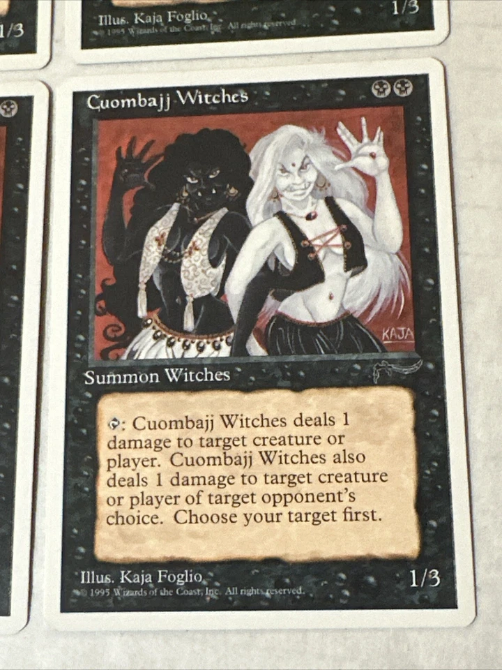 Cuombajj Witches X4 Chronicles Ex Condition See Pics Front Back Mtg - Image 2 of 4