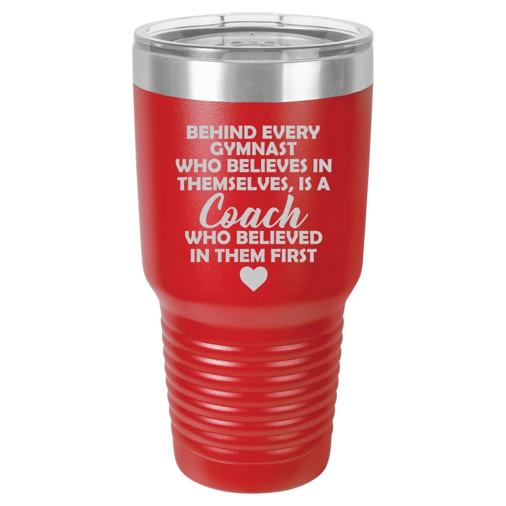 20oz 30oz Vacuum Insulated Travel Mug for Gymnastics Coaches