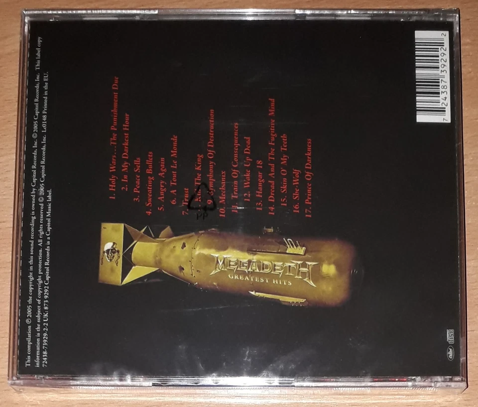 Megadeth - Greatest Hits: Back to the Start CD (Thrash/Heavy Metal) *NEU/OPV* - Bild 2 von 3