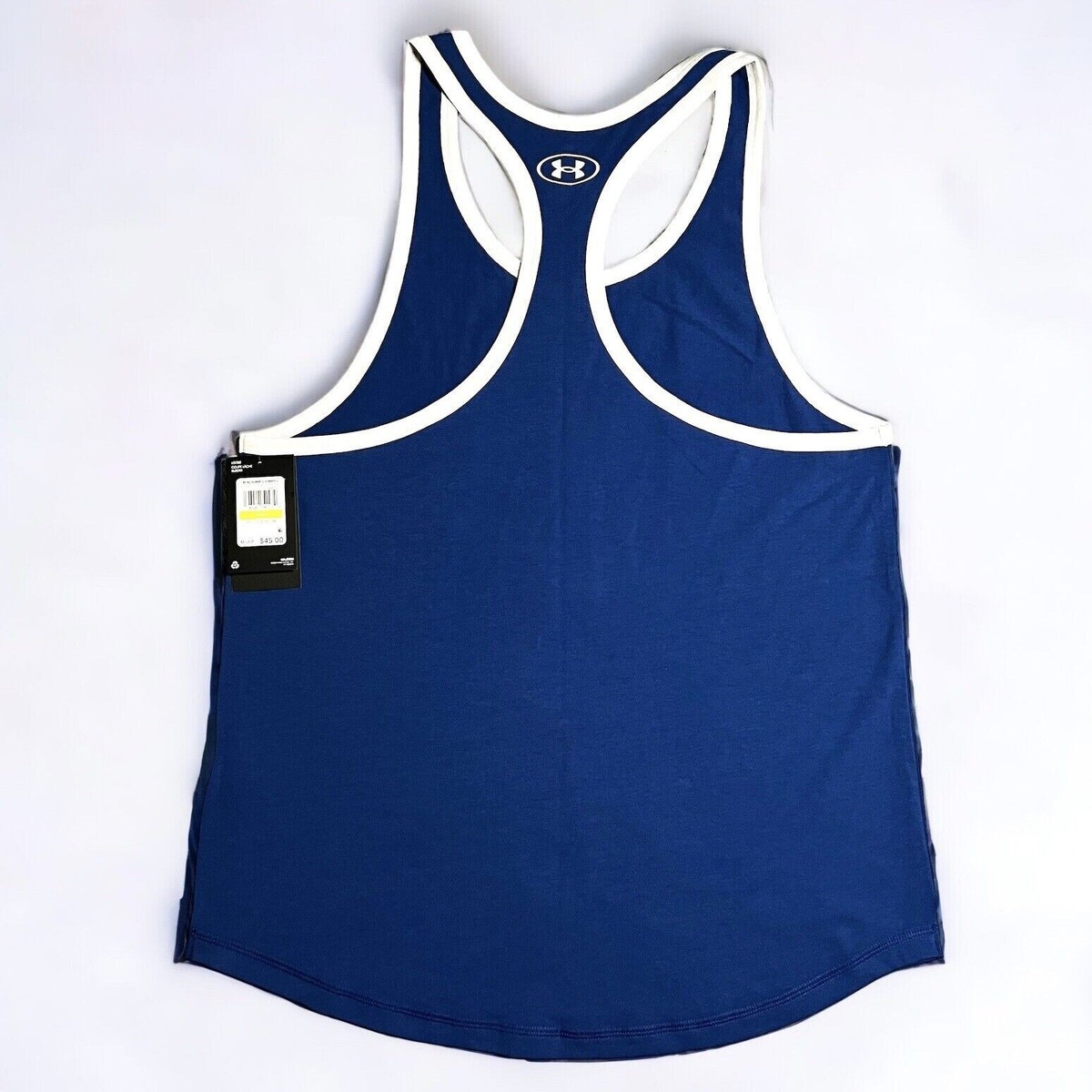 Under Armour Men's Project Rock BSR Flag Tank Top Blue Size