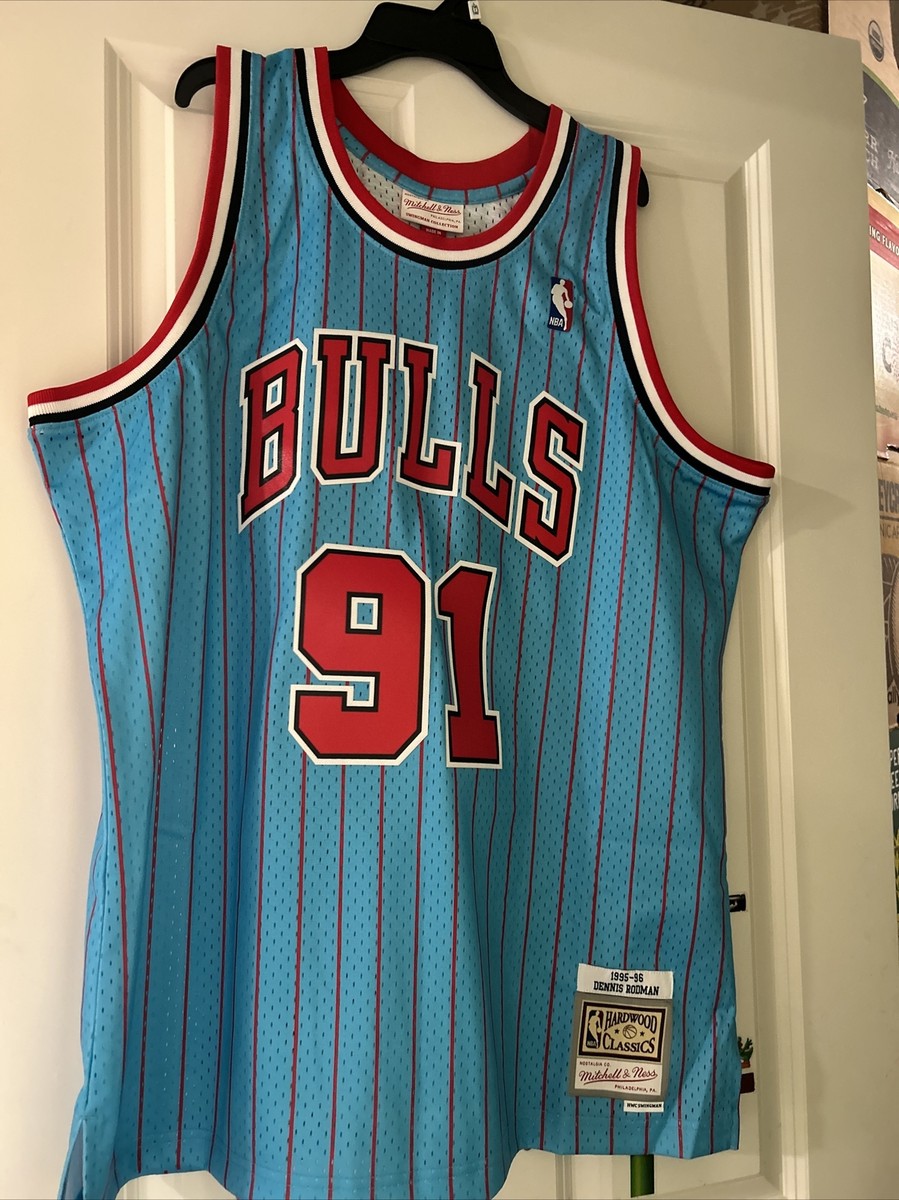 XL Mitchell＆Ness NBA JERSEY BULLS RODMAN NWT $129 MItchell & Ness Mens Chicago Bulls Rodman Swingman
