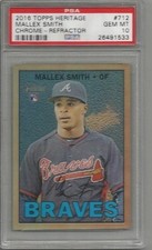 2016 Topps Heritage Mallex Smith  Chrome - Refractor PSA 10 RC