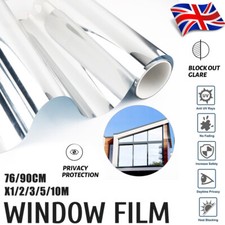 House Window Film One Way Privacy Mirror Tint Solar Control UV Reject Anti-Glare