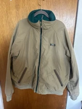 Vintage L.L. Bean Men’s Fleece Lined Jacket Tan Polar Plus Made USA Xl Xxl Chore