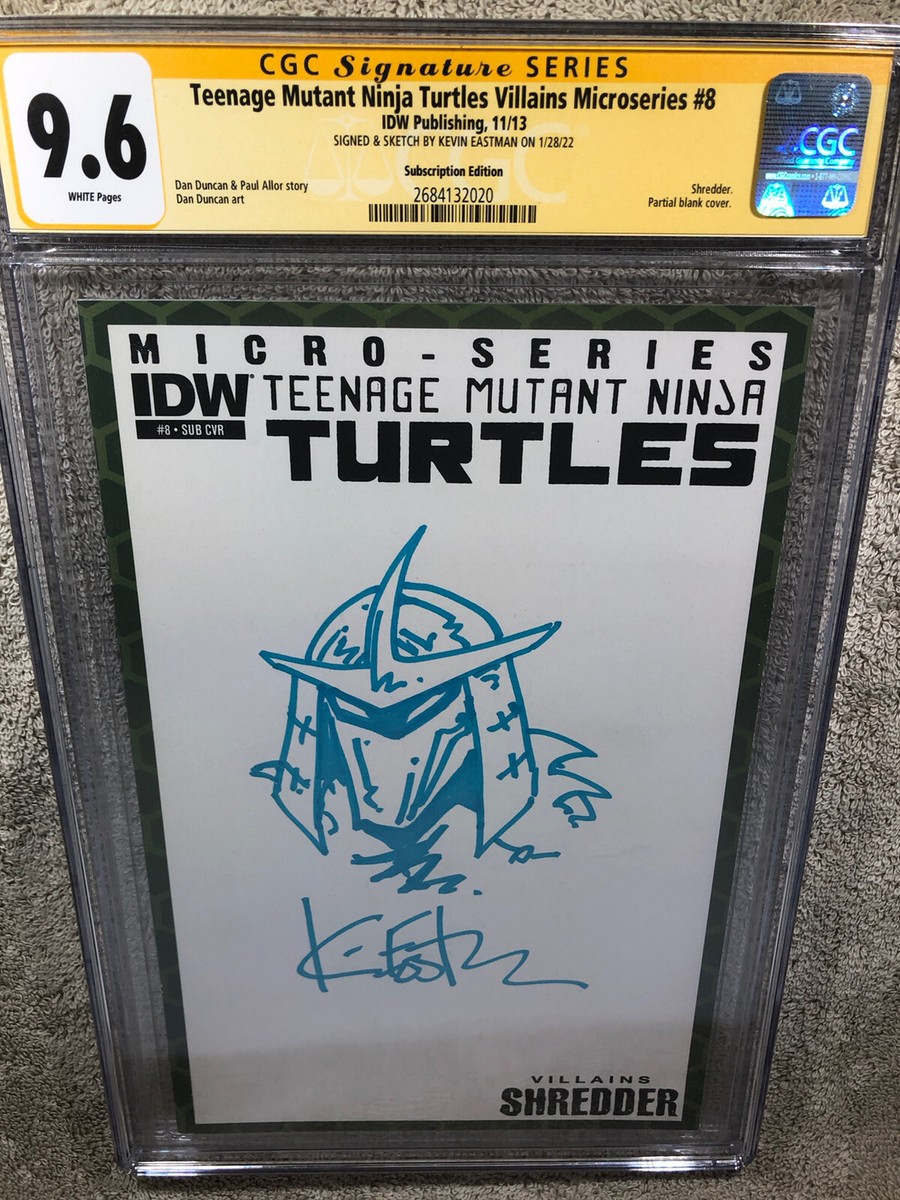 Teenage Mutant Ninja Turtles 8 CGC SS 9.6 Shredder Original art