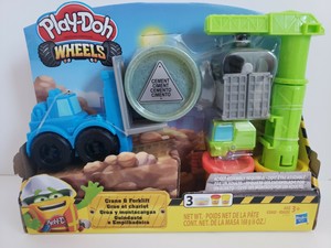 play doh crane and forklift