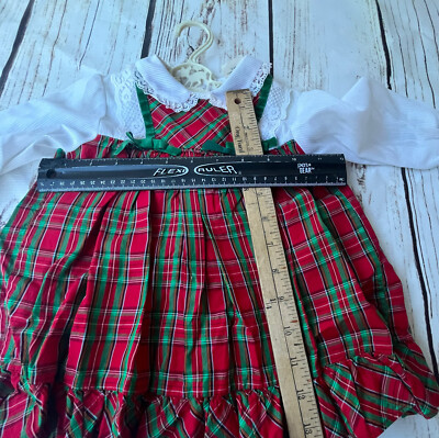 white christmas dresses Baby Girl's Christmas Trees Cotton Dress main image 1