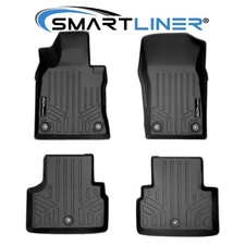 SMARTLINER Custom Fit Floor Mats 2 Row Liner Set OEM TPE 2018-2024 Infiniti Q5