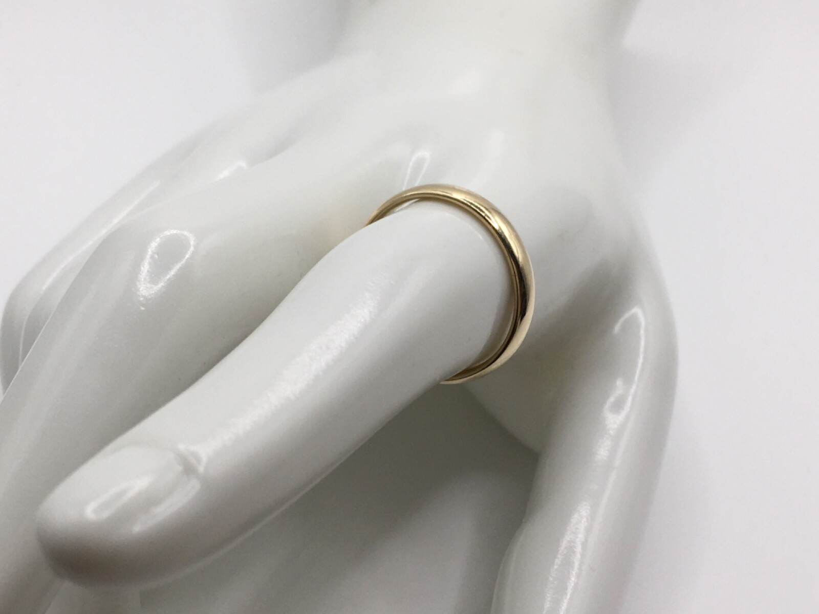 14k Yellow Gold Stackable Ring or Band Ring 3.64 … - image 2