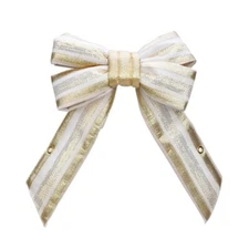 Vickerman L131512 12 in. Outdoor Champagne Bow