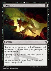 Unearth - Foil x1 - Masters 25 - NM-Mint, English - Masters 25