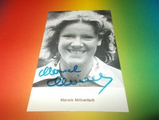 Mariele Millowitsch  signed signiert autograph  Autogramm auf Autogrammkarte