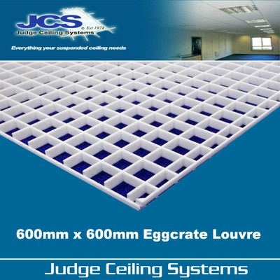 600mm X 600mm Egg Crate Louvre Light Diffuser Suspended Ceilings