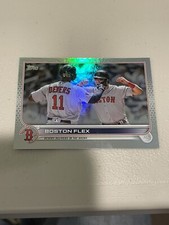 2022 Topps Update Boston Flex Rainbow Foil Card#US11 Boston Red Sox