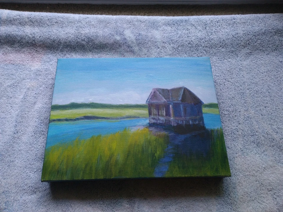 Pintura acrílica sobre lienzo Foto 3 de 4