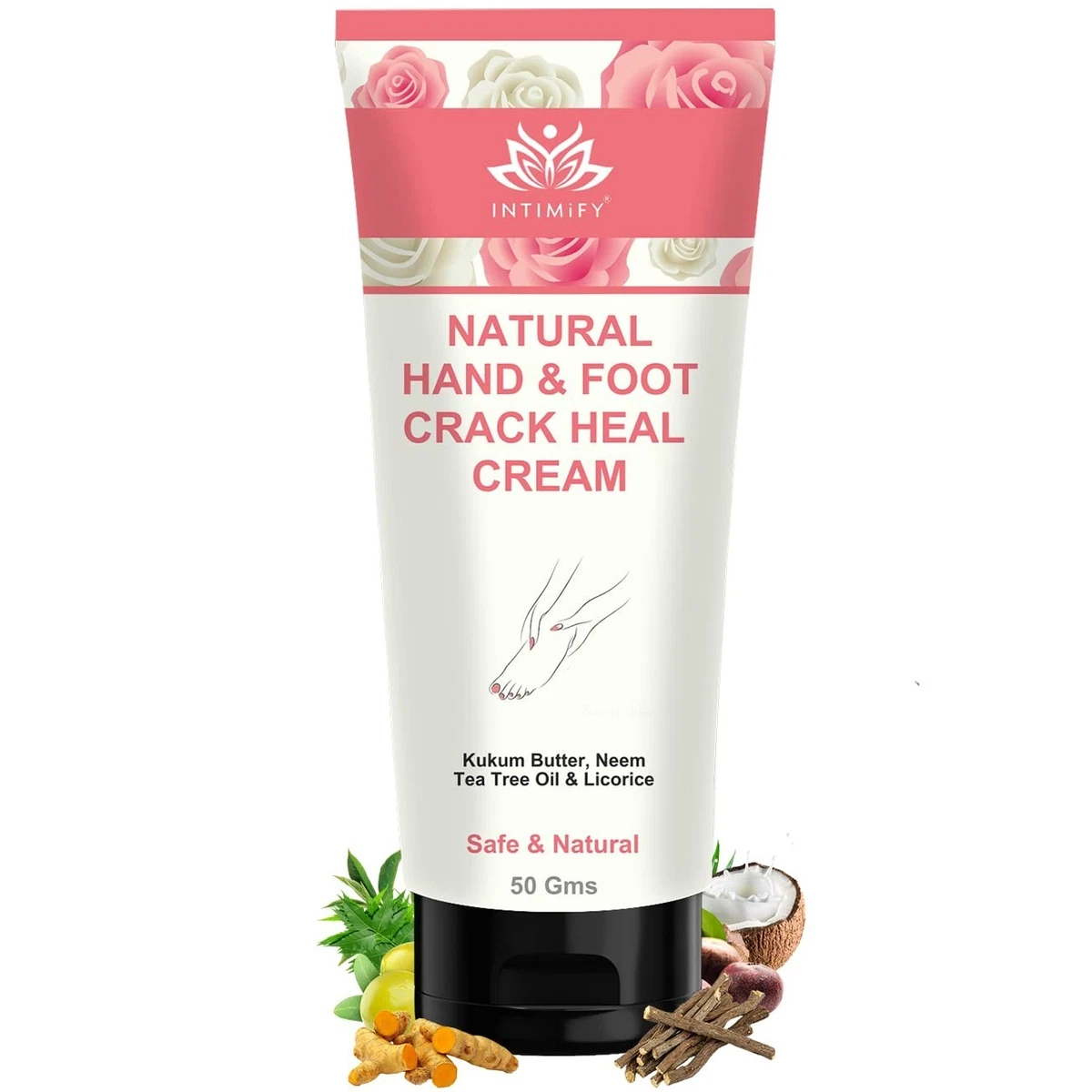 Yellow Bird Natural Foot Cream - For Dry and Cracked Feet Repair. Organic  Athlete s Foot Balm. Salve Moisturizer for Heel Care & Callus Treatment  with Tea Tree Oil & Peppermint Essential