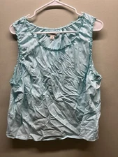 a.n.a womans shirt  sleeveless top womens plus size 1X teal A New Approach