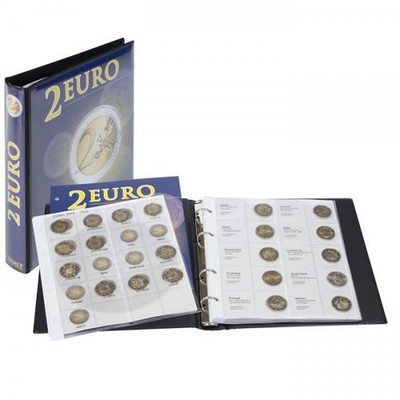 Lindner Vordruckalbum 2 Euro-Gedenkmünzen Band 5: Alle Euro-Länder (chronologisc