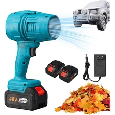 Turbo Blower Cordless Super Power Mini Air Duster For Car Drying Cleaning Fan US