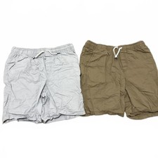 Cat Jack Boys Kids Twill Shorts XL 14 Husky Lot of 2