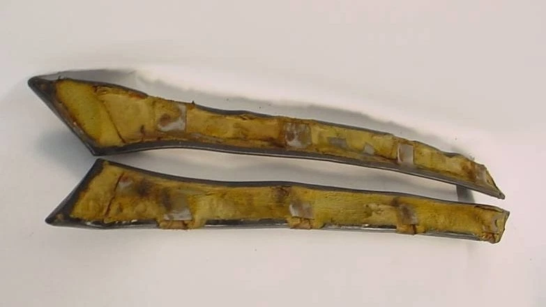 Used Pair 1967 Mercury Cougar Black Interior A Pillar Post Pads Trim Foto 3 de 4