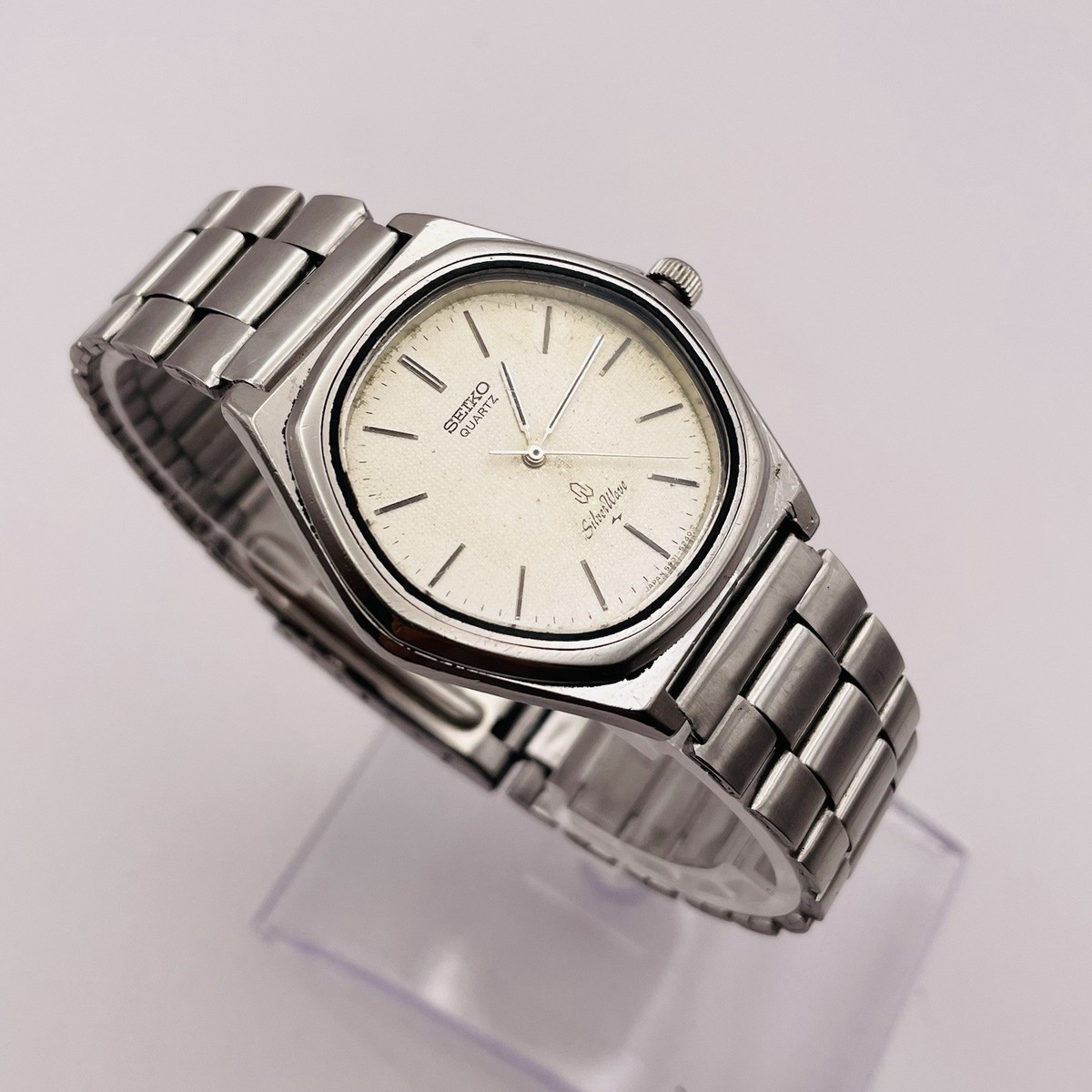 Vintage SEIKO SilverWave 5931-5240 Quartz White Dial Steel