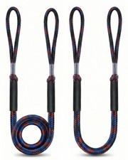 2Pack 4 Feet Bungee Dock Lines, Shock-Absorbing Elastic Marine Mooring Ropes/...