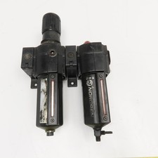 Norgren B74G-4AK-AD3-RMN 1/2" NPT Air Pressure Filter Regulator Lubricator FRL