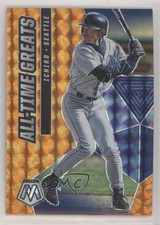 2021 Panini Mosaic All-Time Greats Reactive Orange Prizm Ichiro Suzuki HOF b4d