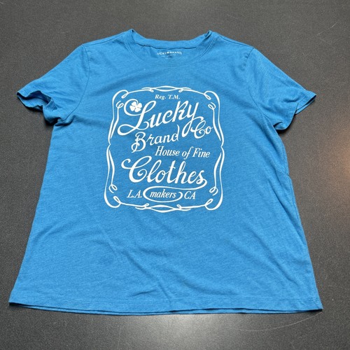 Lucky Brand House of Fine Clothes Blue Bird Damen T-Shirt Gr. M - Bild 1 von 7