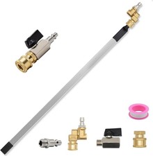 Upgraded 40'' Radiator Cleaning Wand, High Pressure Radiator Flush and Cleaner