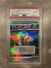 2020 Panini Donruss Elite Back to the Future Signatures /149 DK Metcalf Auto