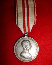 WWI Austria Austrian Military Bravery Medal Silver Grade - Der Tapferkeit