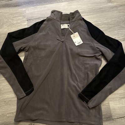 Mountain Warehouse Ashbourne Half Zip Fleece II, Dark Grey, Medium