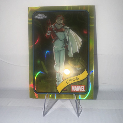 Topps Chrome Marvel 2025 #3 Eros Gold Parallel Non-Sport Trading Card