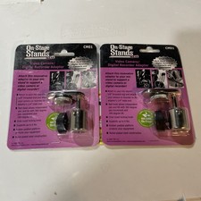 2x On-Stage Video Camera/Digital Recorder Adapter For Mic Stand CM01